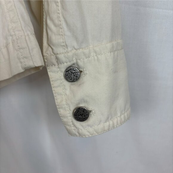 ivory J. CREW Outerwear 4 Pocket Jacket Silk Blended - Picture 8 of 16